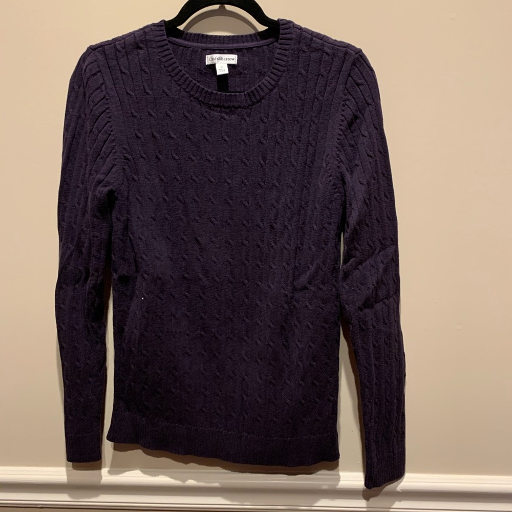 NWOT Purple Croft and Barrow Sweater M
